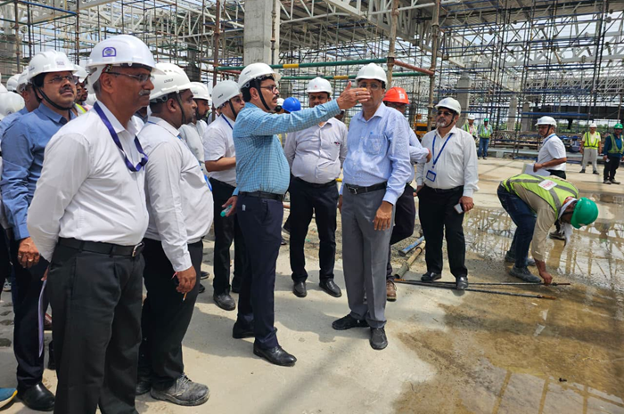 AAI Chairman inspects progress of new terminal building at Varanasi